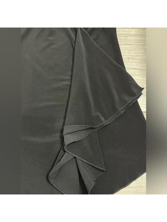 White House Black Market Black Halter Ruffle Marilyn Monroe Y2k Top Size- Medium - Picture 4 of 5